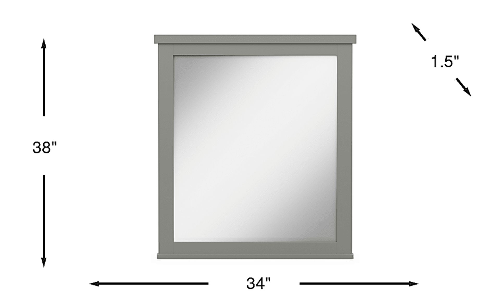 Dimension Image. Please refer to the Dimension Tab on this page for dimension details.