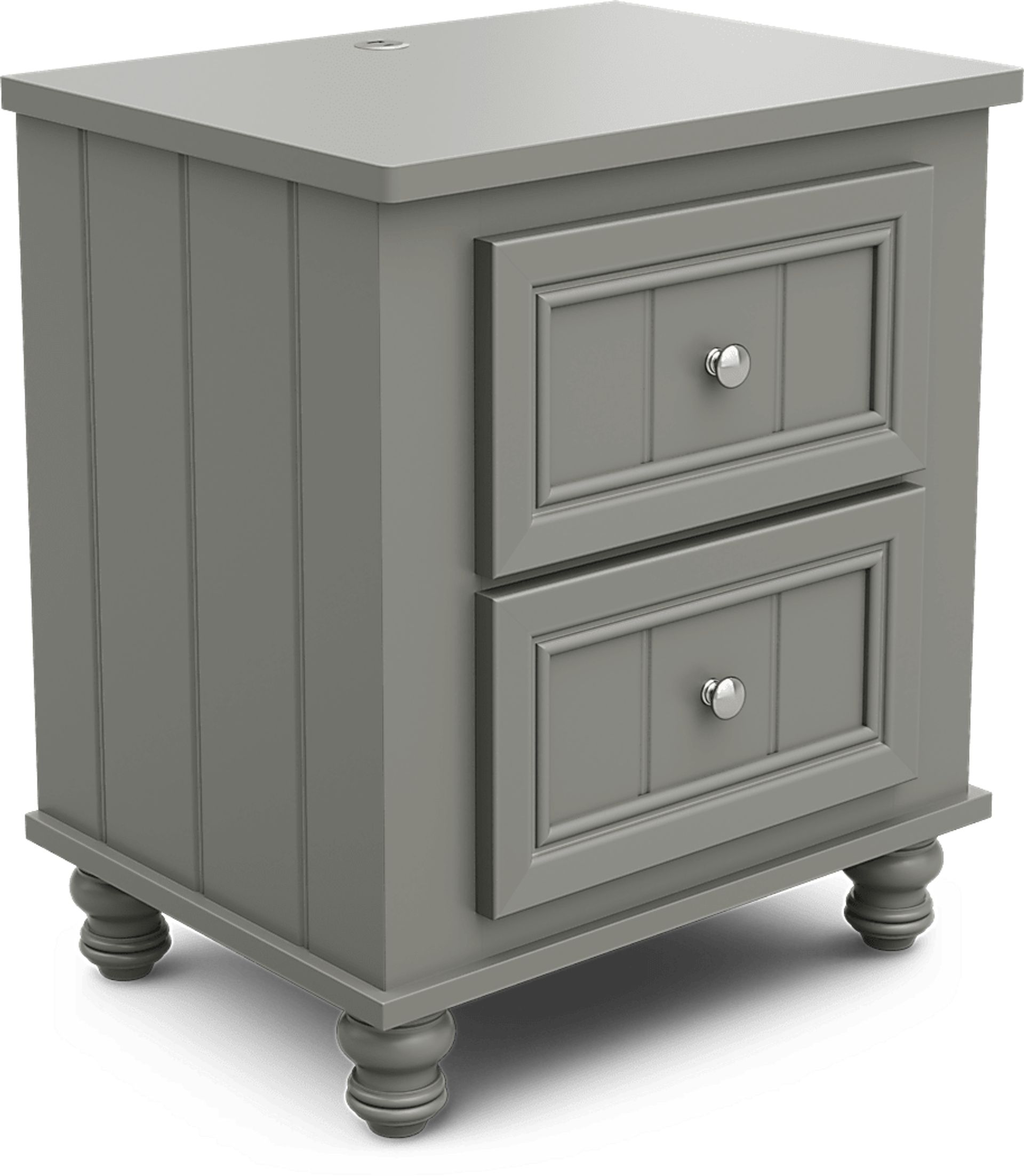 Kids Cottage Colors 2.0 Gray Nightstand - Image 3