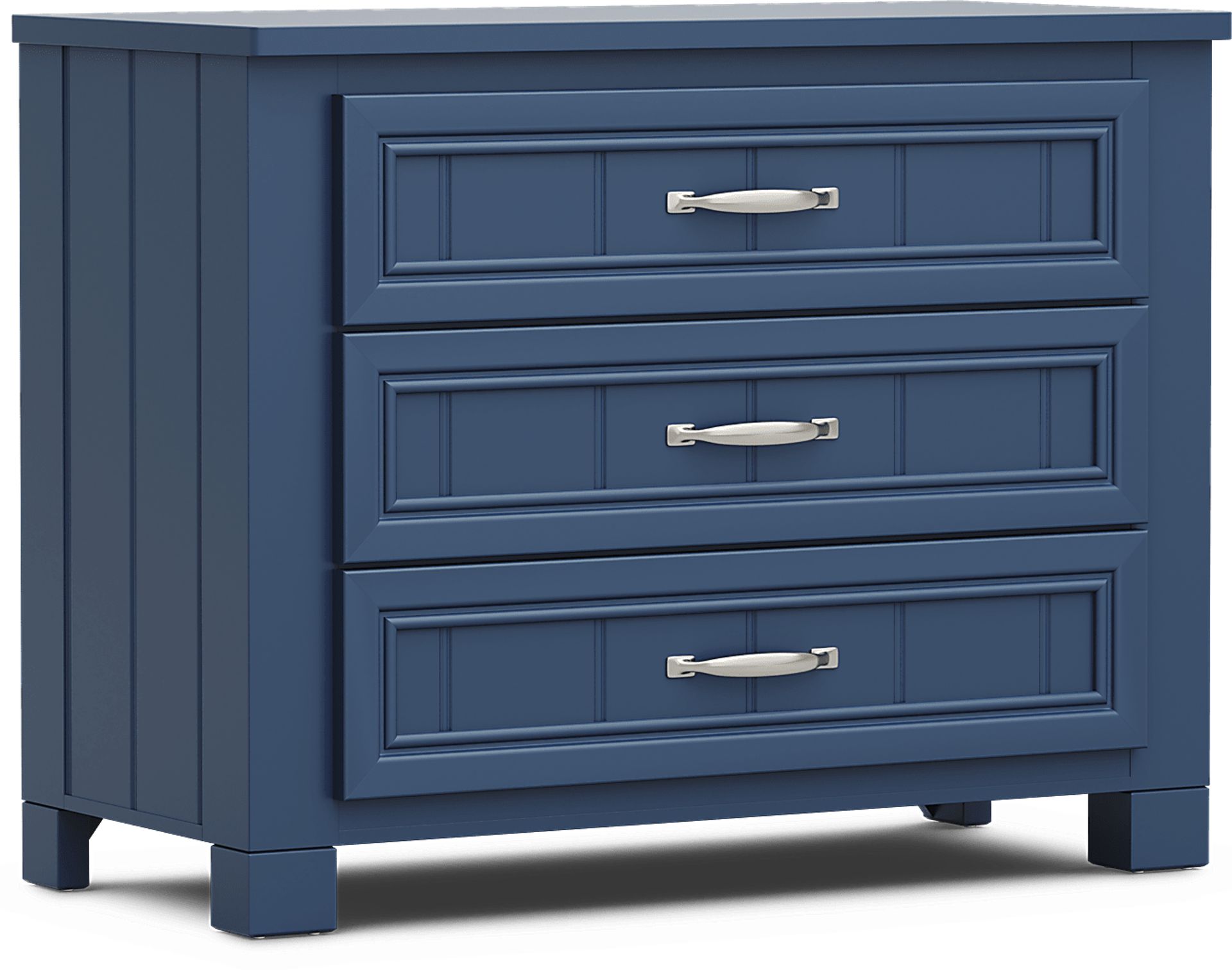 Kids Cottage Colors 2.0 Navy 3-Drawer Chest - Image 2