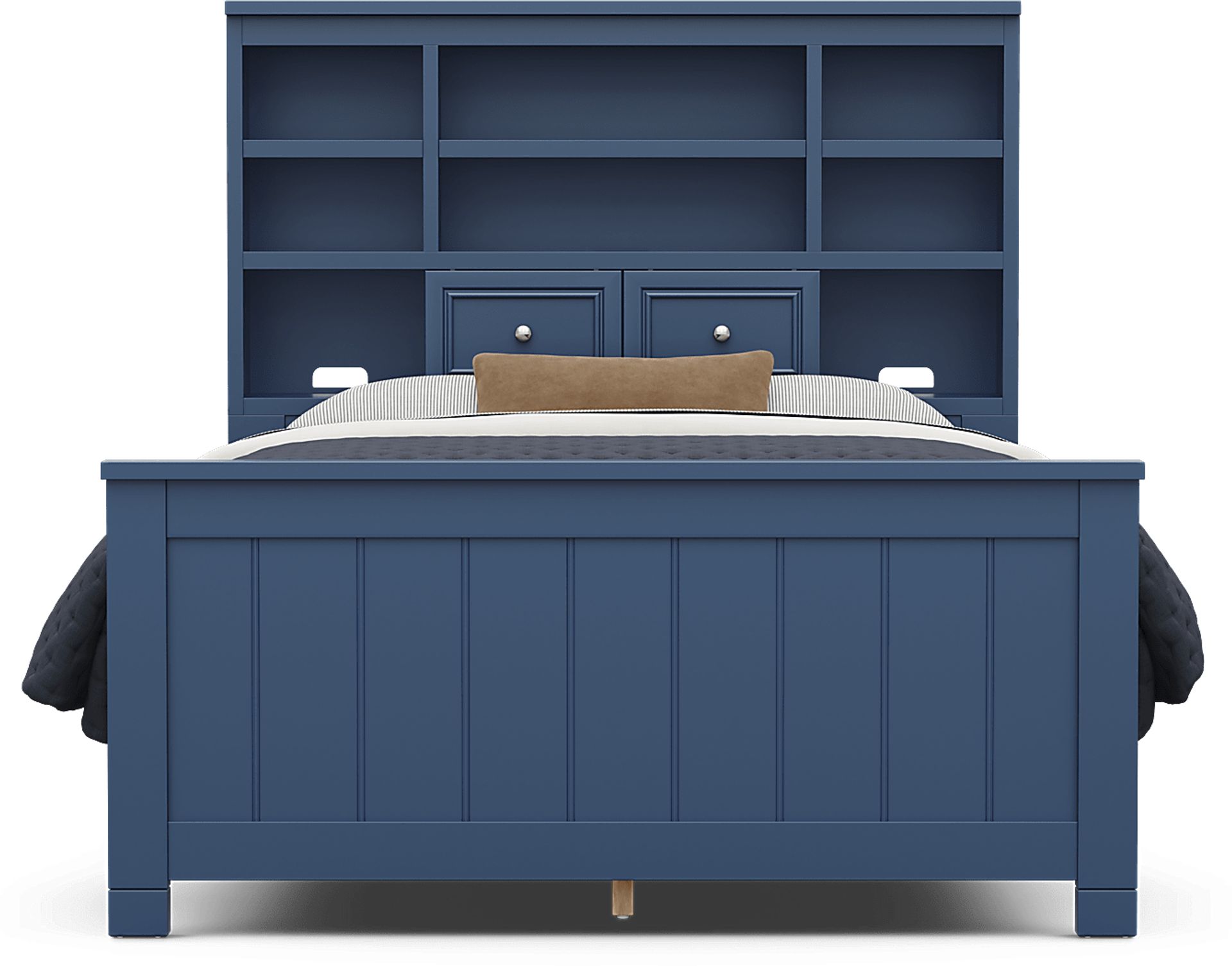 Kids Cottage Colors 2.0 Navy Full Bookcase Bed - Image 3