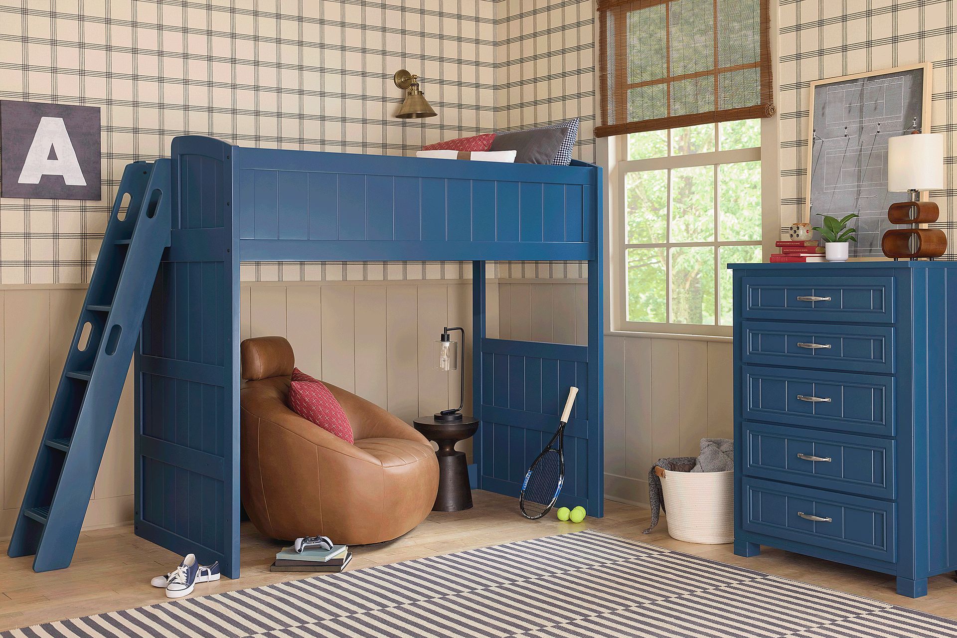 Kids Cottage Colors 2.0 Navy Twin Loft - Image 3