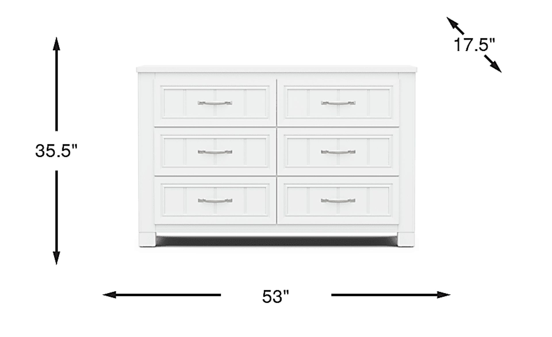 Dimension Image. Please refer to the Dimension Tab on this page for dimension details.
