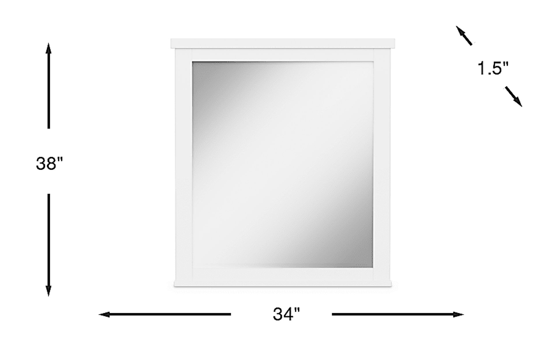 Dimension Image. Please refer to the Dimension Tab on this page for dimension details.