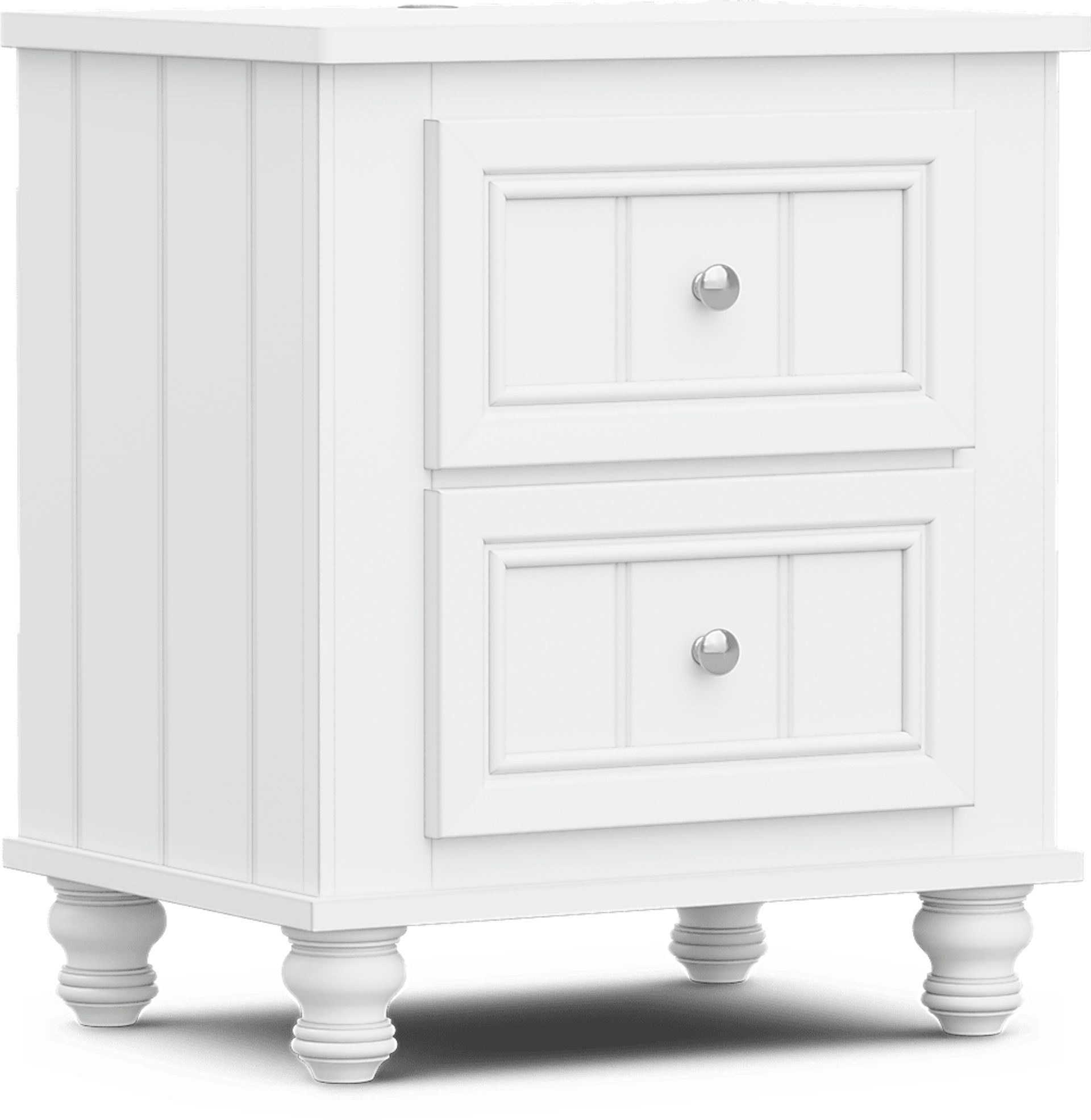Kids Cottage Colors 2.0 White Nightstand - Image 2