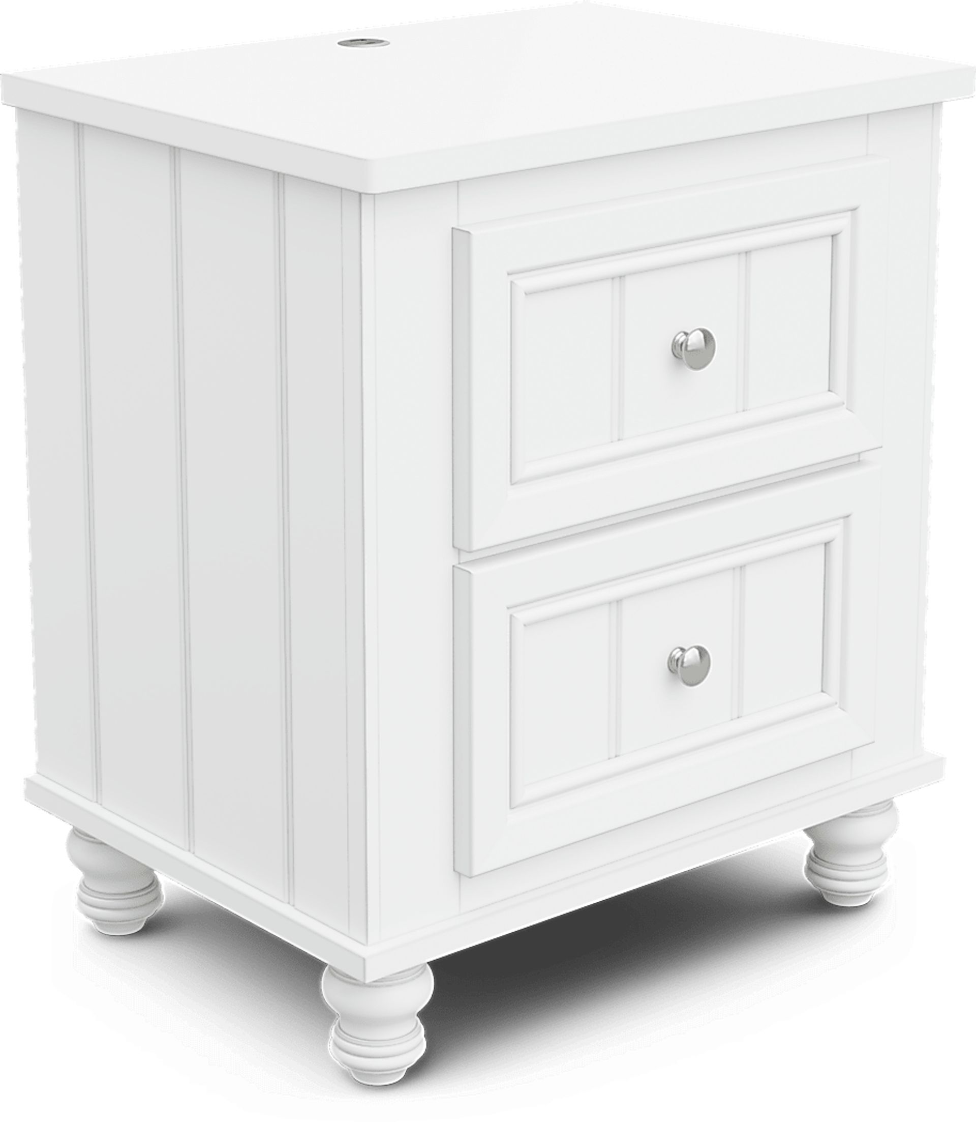 Kids Cottage Colors 2.0 White Nightstand - Image 3