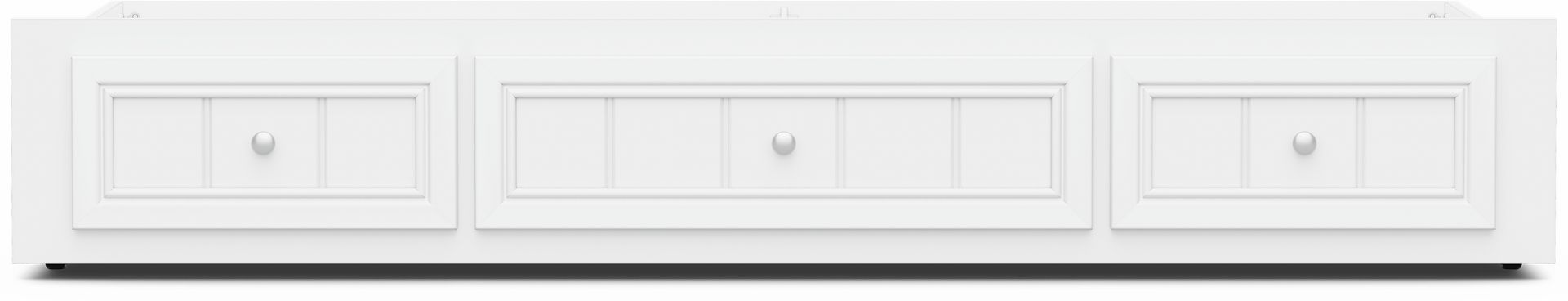 Kids Cottage Colors 2.0 White Twin Storage Trundle - Image 2