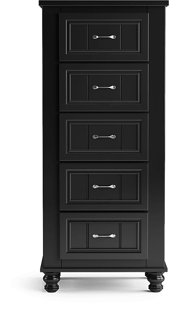 Cottage Colors Black Black,Colors Slim Chest | Rooms to Go