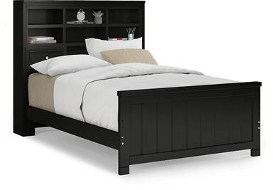 3 pc full bookcase bed