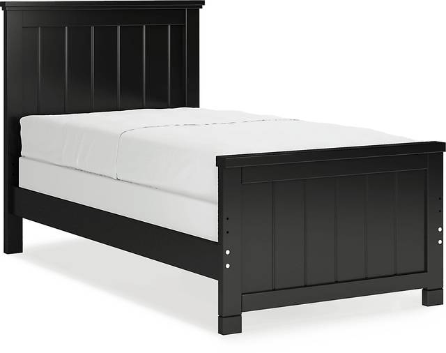 Kids Cottage Colors Black Twin Panel Bed - Thumbnail - Image 3