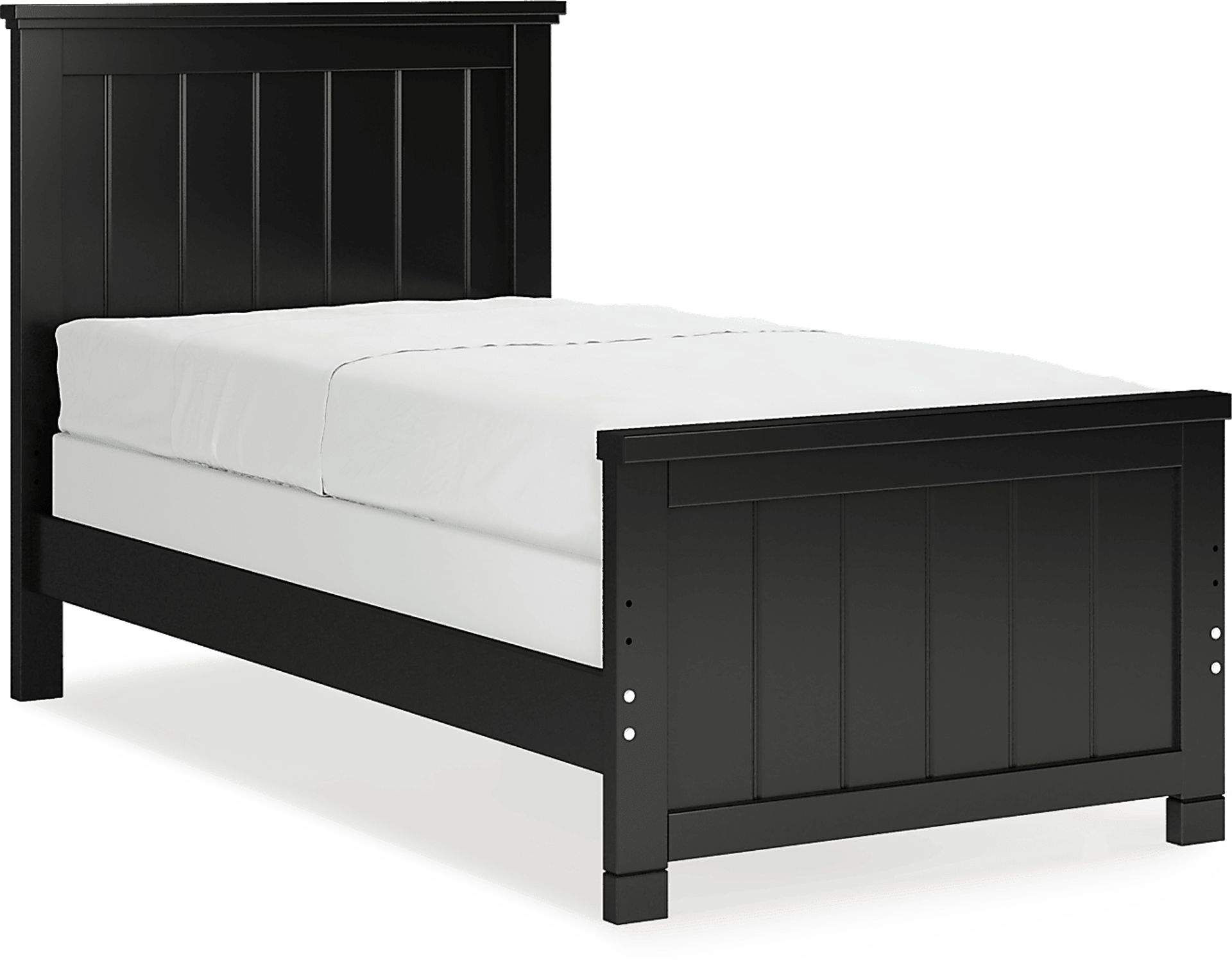 Kids Cottage Colors Black Twin Panel Bedroom - Image 3