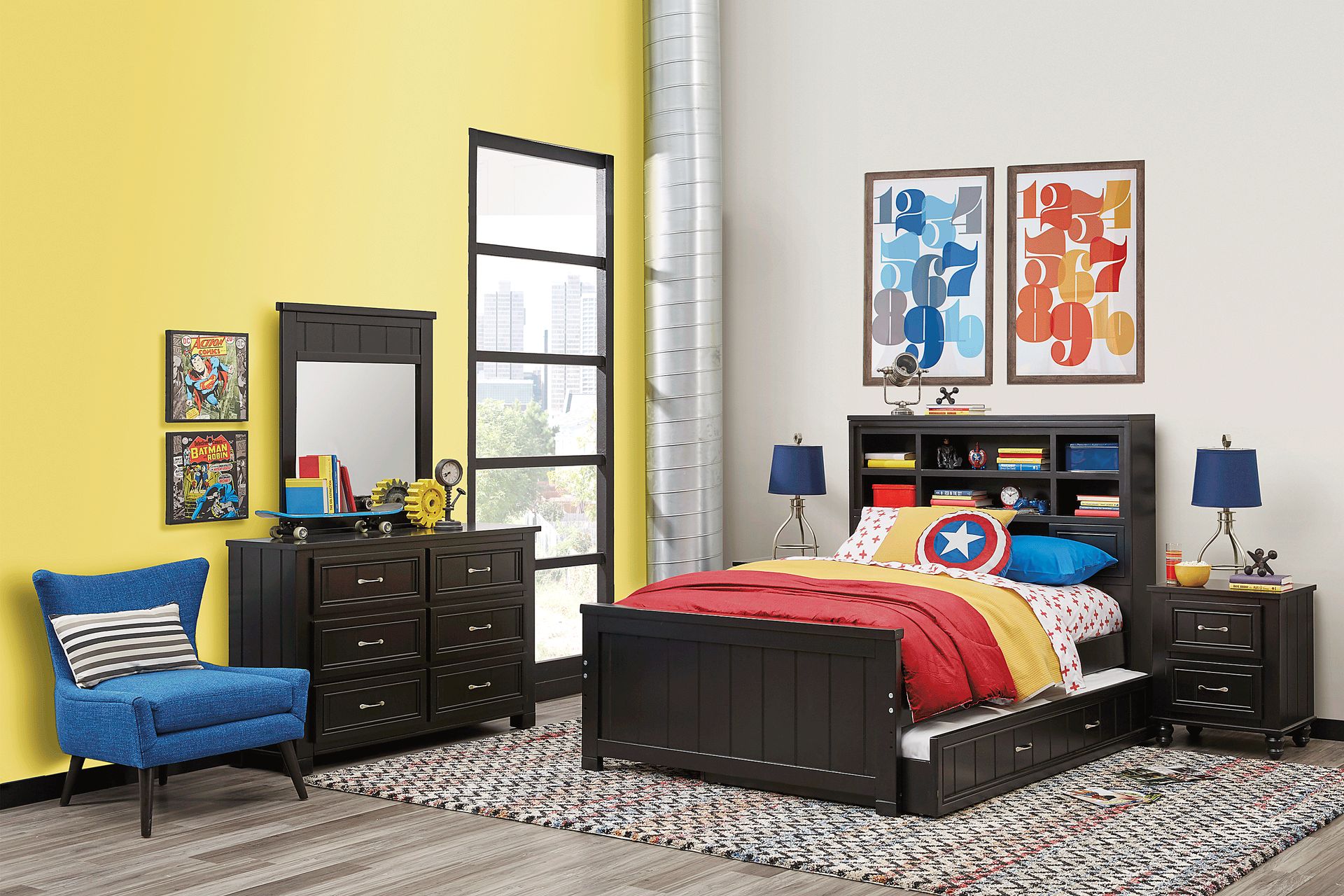 Twin size boy bedroom set cheap
