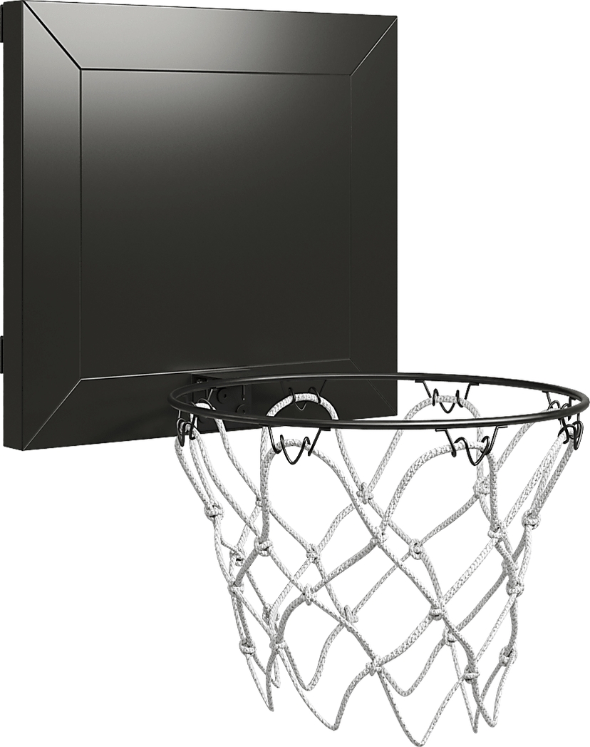 Kids Cottage Colors Black Basketball Hoop
