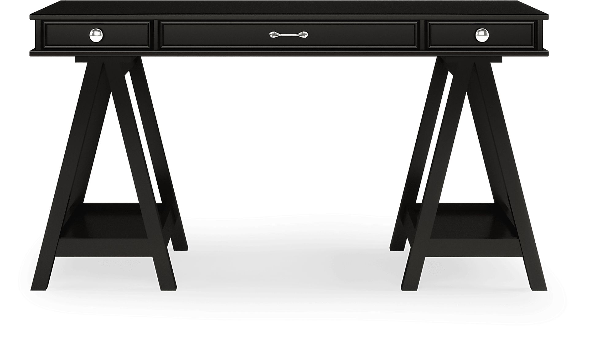 Kids Cottage Colors Black Desk - Image 1