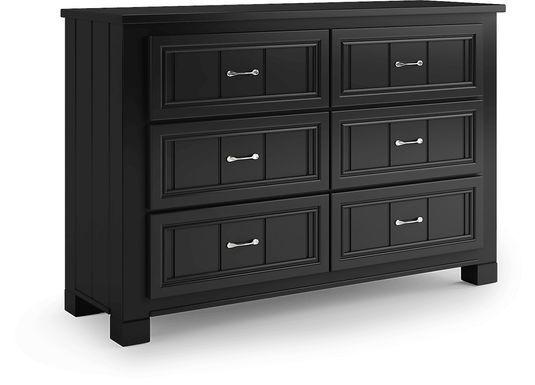 Kids Cottage Colors Black Dresser