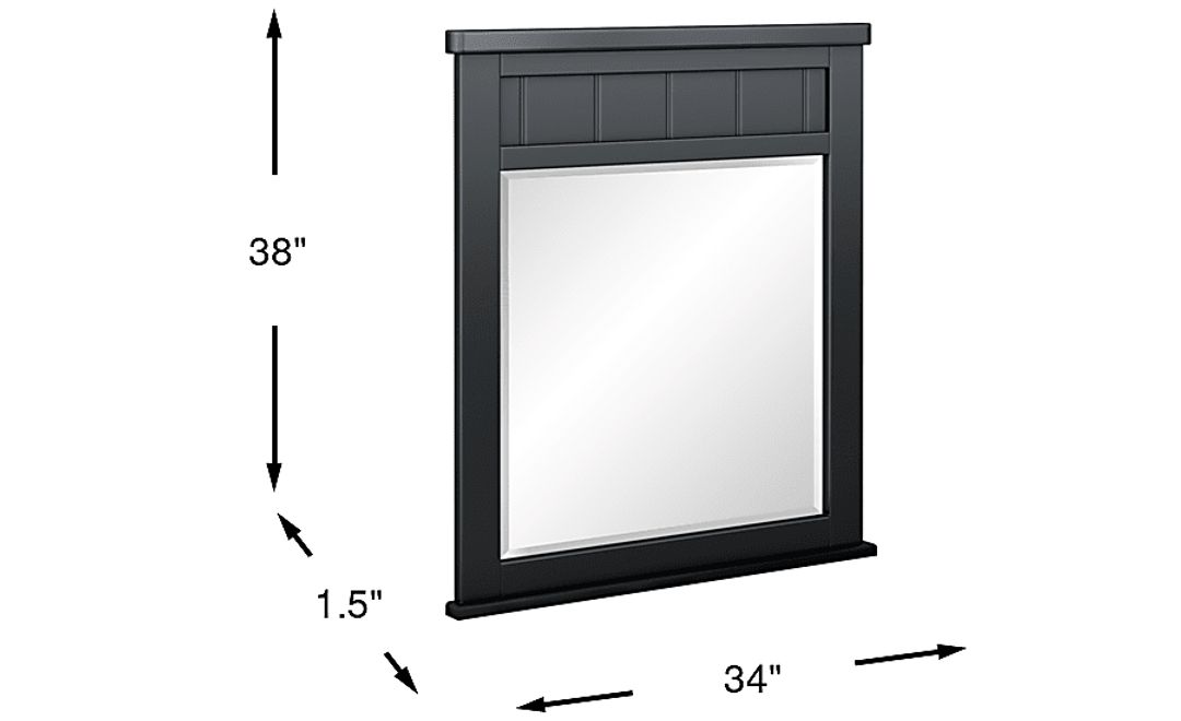 Kids Cottage Colors Black Mirror