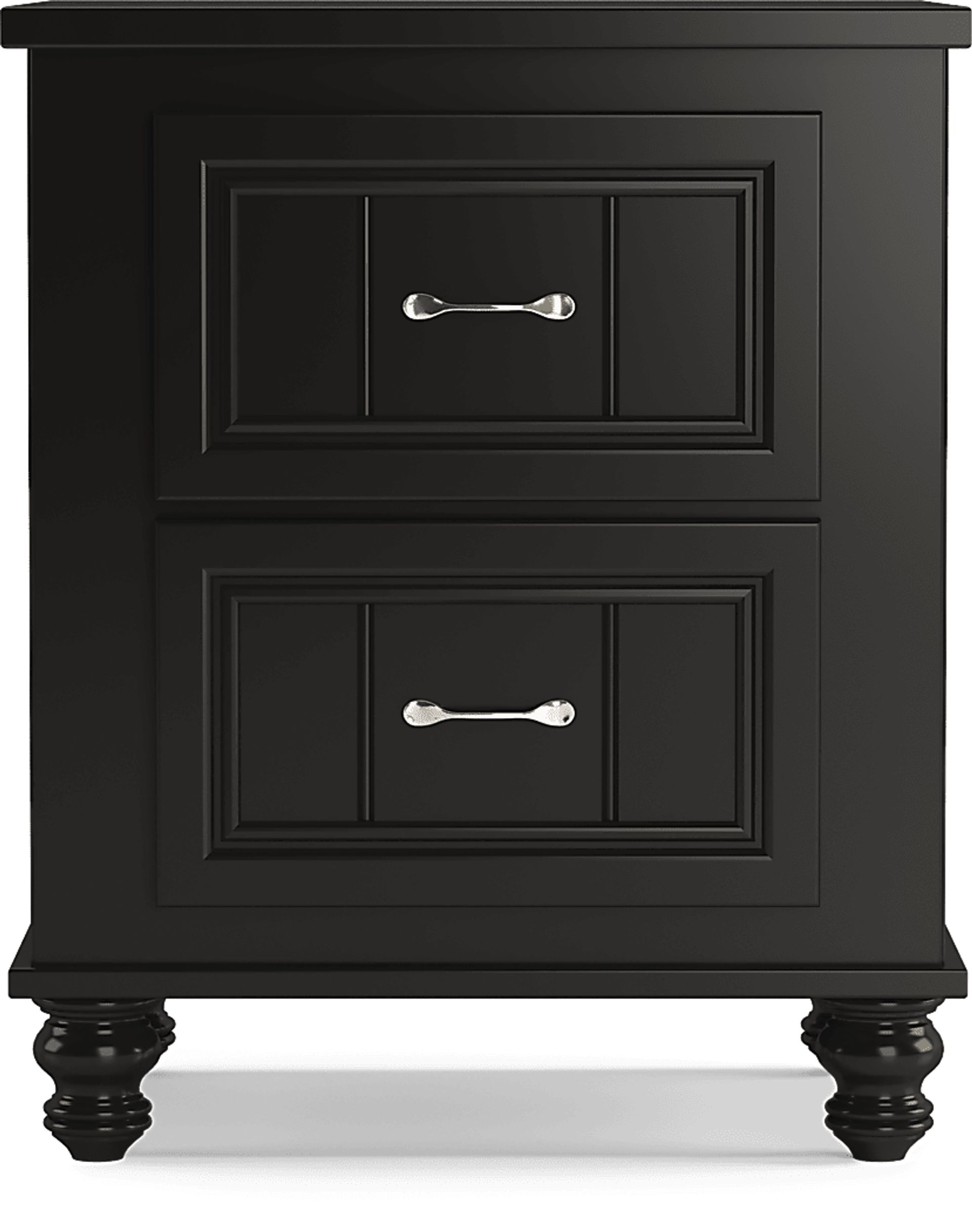 Kids Cottage Colors Black Nightstand - Image 1