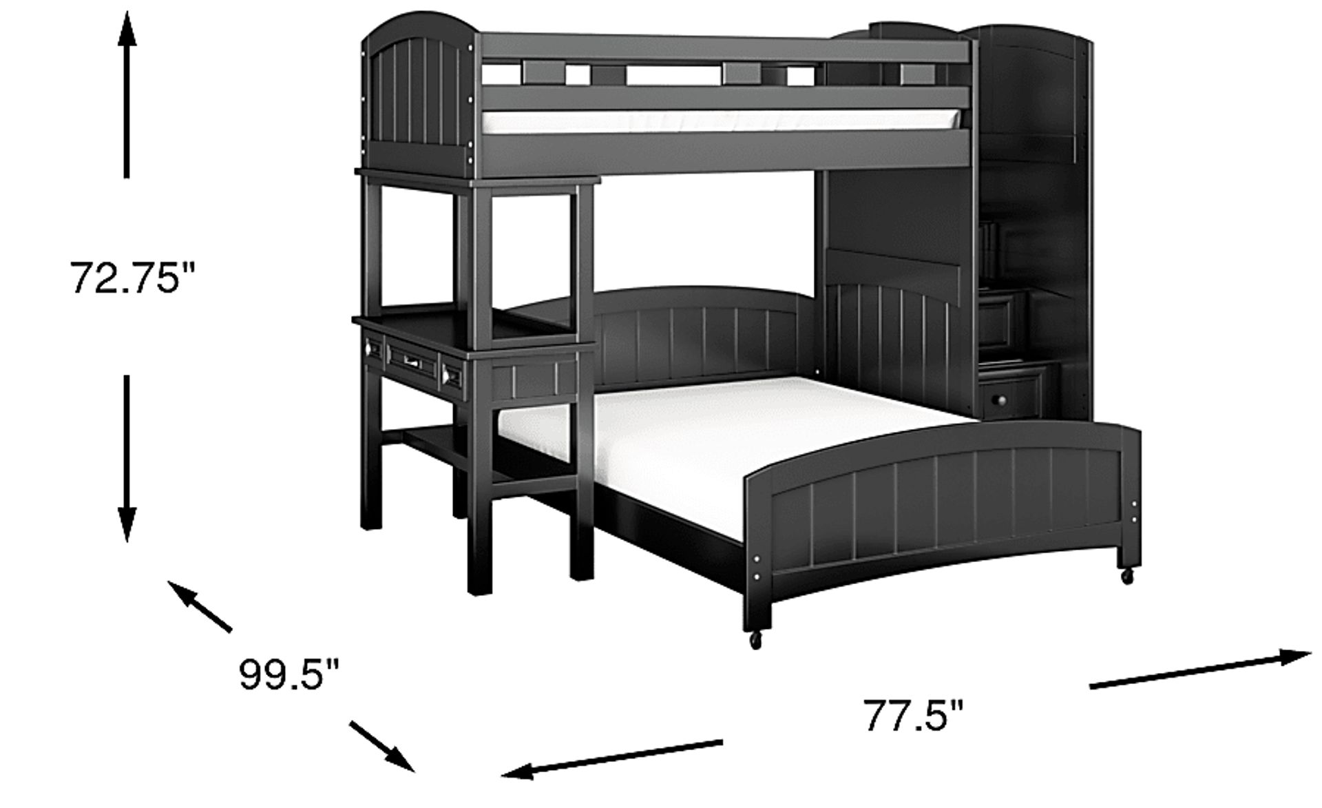 Dimension Image. Please refer to the Dimension Tab on this page for dimension details.