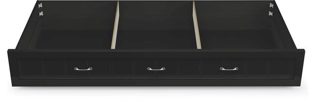 Kids Cottage Colors Black Twin Storage Trundle - Thumbnail - Image 3