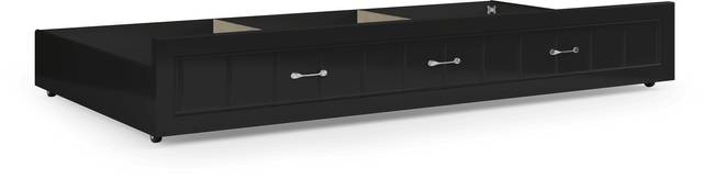 Kids Cottage Colors Black Twin Storage Trundle - Thumbnail - Image 1