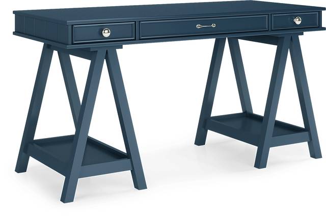 Kids Cottage Colors Navy Desk - Thumbnail - Image 2