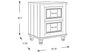 Kids Cottage Colors Navy Nightstand