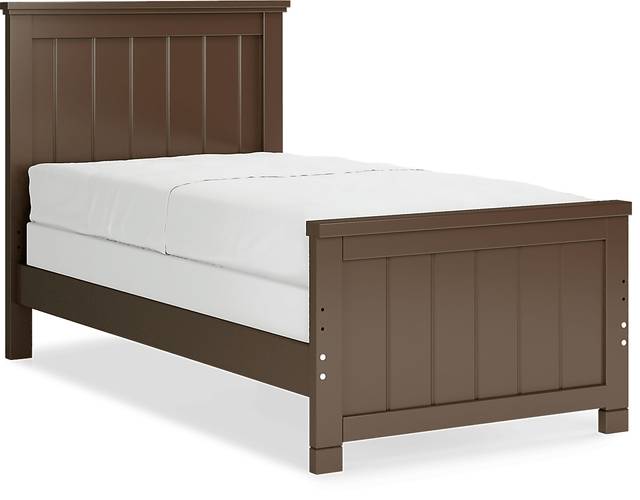 Kids Cottage Colors Chocolate 5 Pc Twin Panel Bedroom - Thumbnail - Image 3