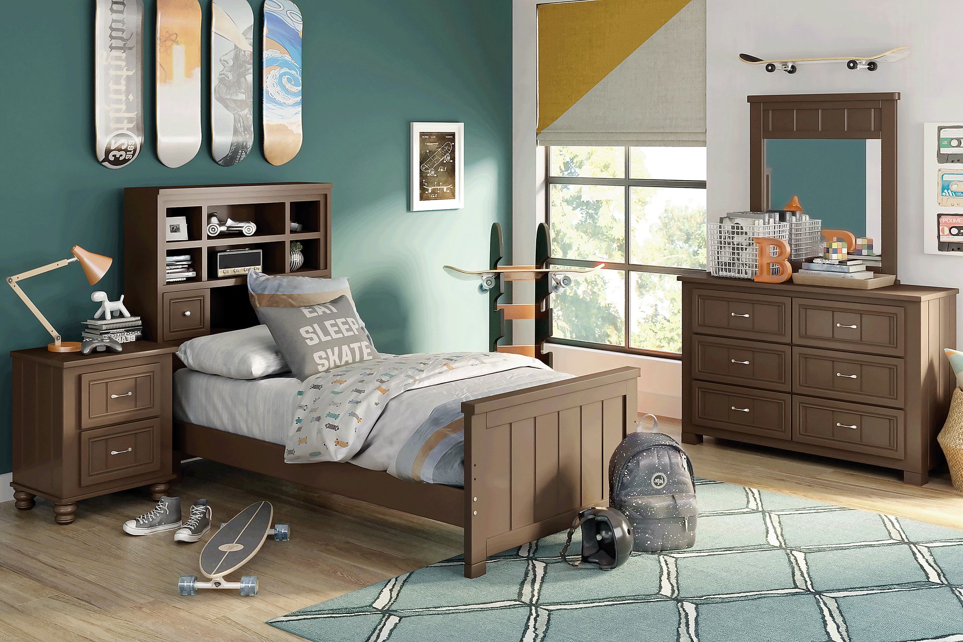 Kids Cottage Colors Chocolate Dresser - Image 2