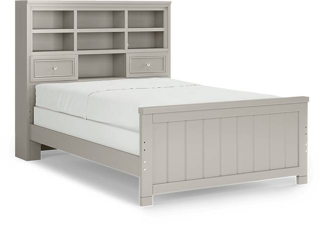 Kids Cottage Colors Gray Full Bookcase Bedroom - Thumbnail - Image 4