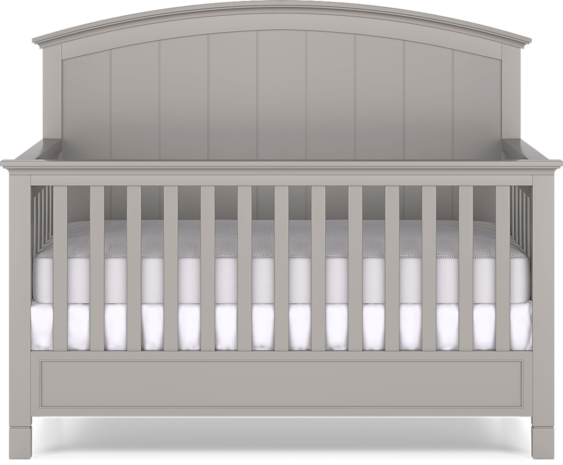 Kids Cottage Colors Gray 4-in-1 Convertible Nursery Set - Image 5