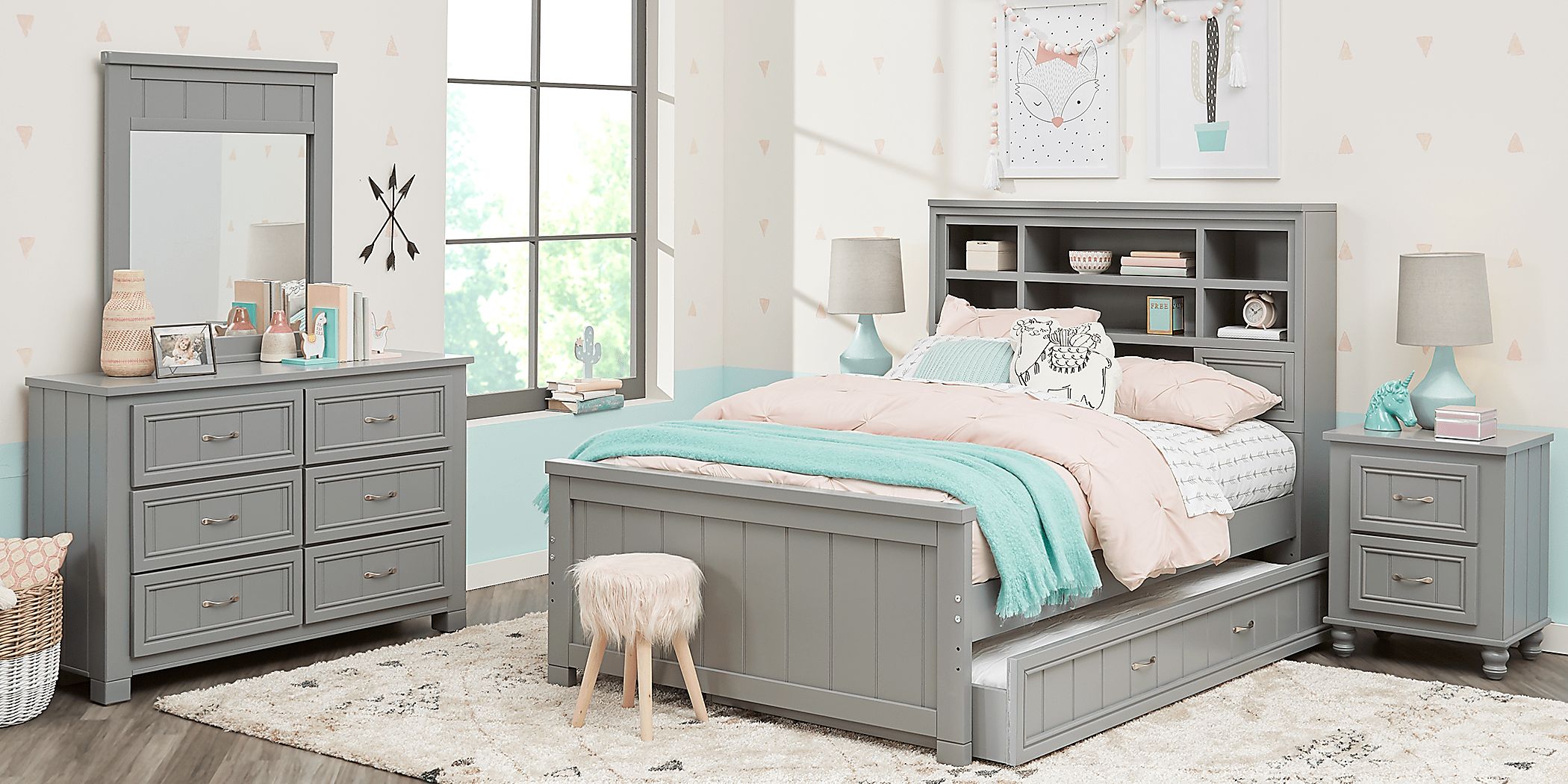 Rooms to go discount girls bedroom set