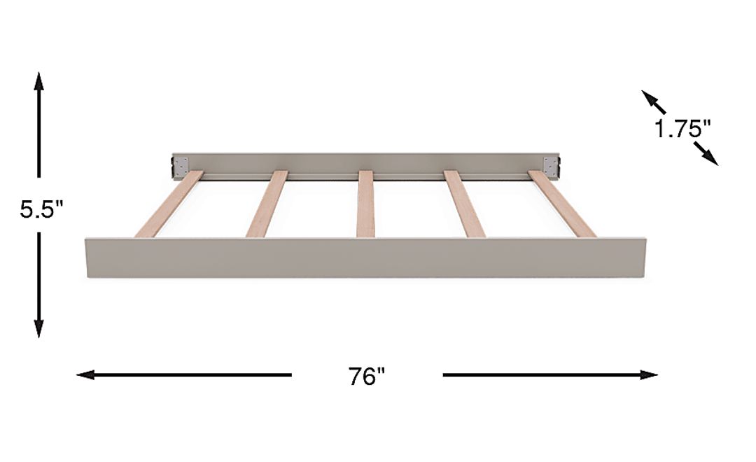 Kids Cottage Colors Gray Conversion Rails