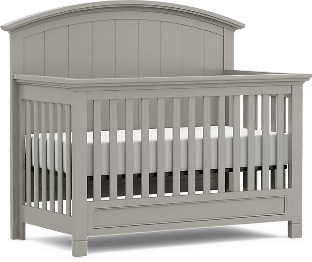 Kids Cottage Colors Gray Nursery with Toddler and Full Conversion Rails - Thumbnail - Image 3