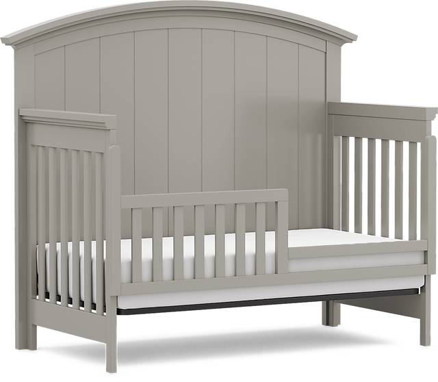 Kids Cottage Colors Gray Nursery with Toddler and Full Conversion Rails - Thumbnail - Image 7