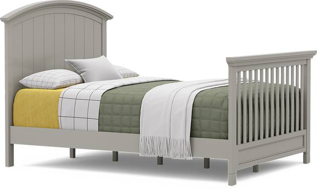 Kids Cottage Colors Gray Nursery with Toddler and Full Conversion Rails - Thumbnail - Image 9