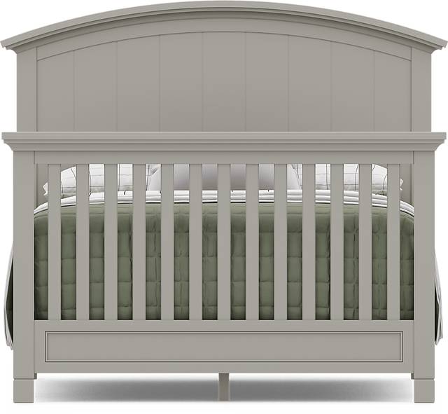 Kids Cottage Colors Gray Nursery with Toddler and Full Conversion Rails - Thumbnail - Image 10
