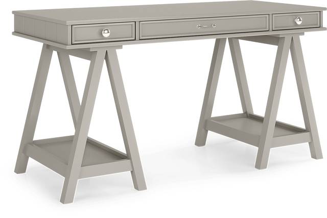Kids Cottage Colors Gray Desk - Thumbnail - Image 2