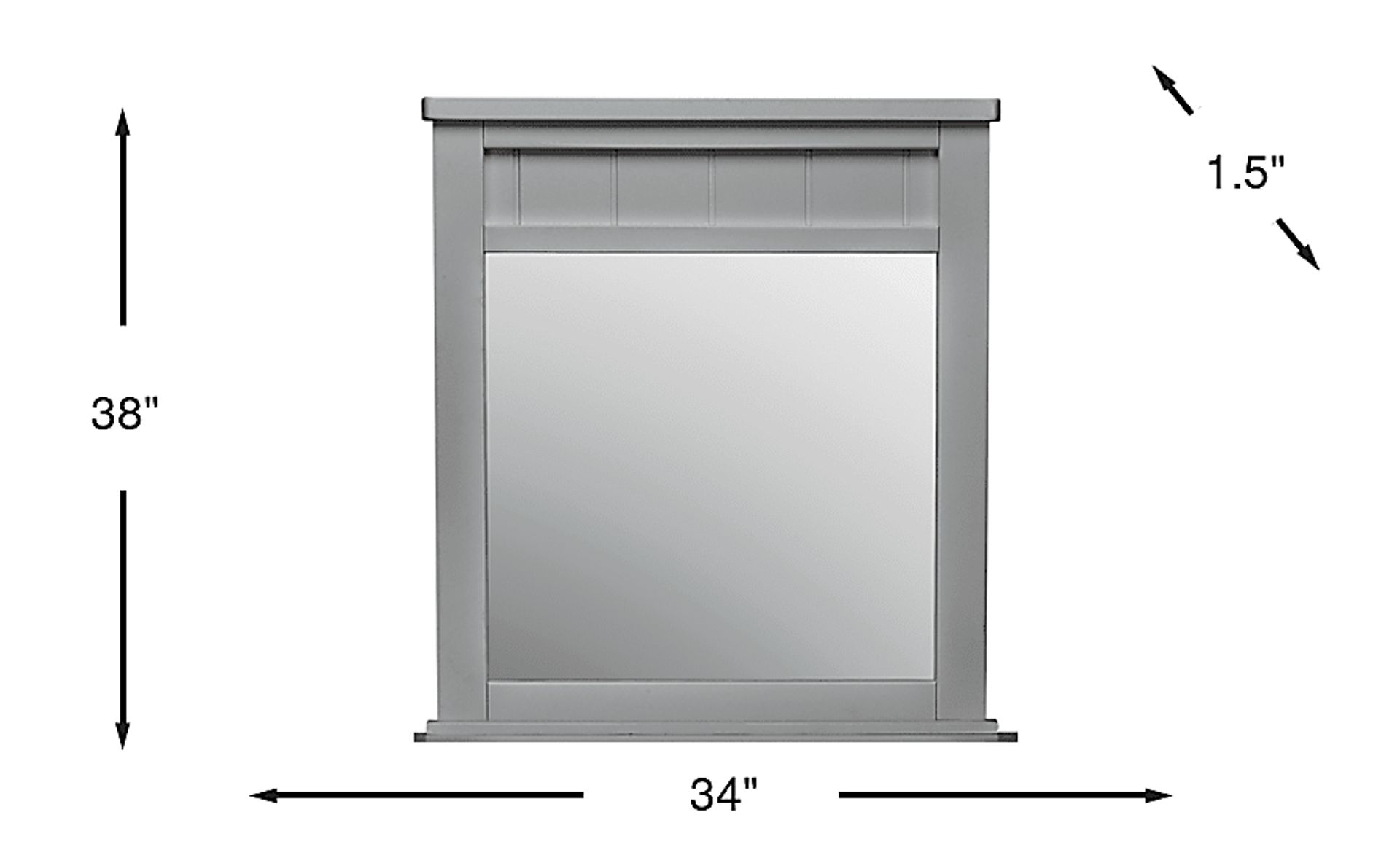 Dimension Image. Please refer to the Dimension Tab on this page for dimension details.