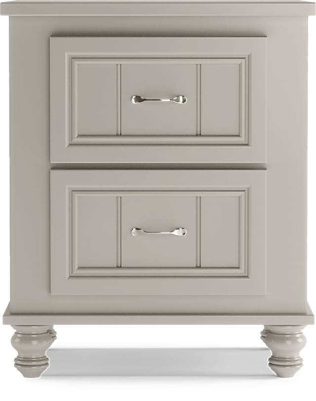 Kids Cottage Colors Gray Nightstand - Thumbnail - Image 1