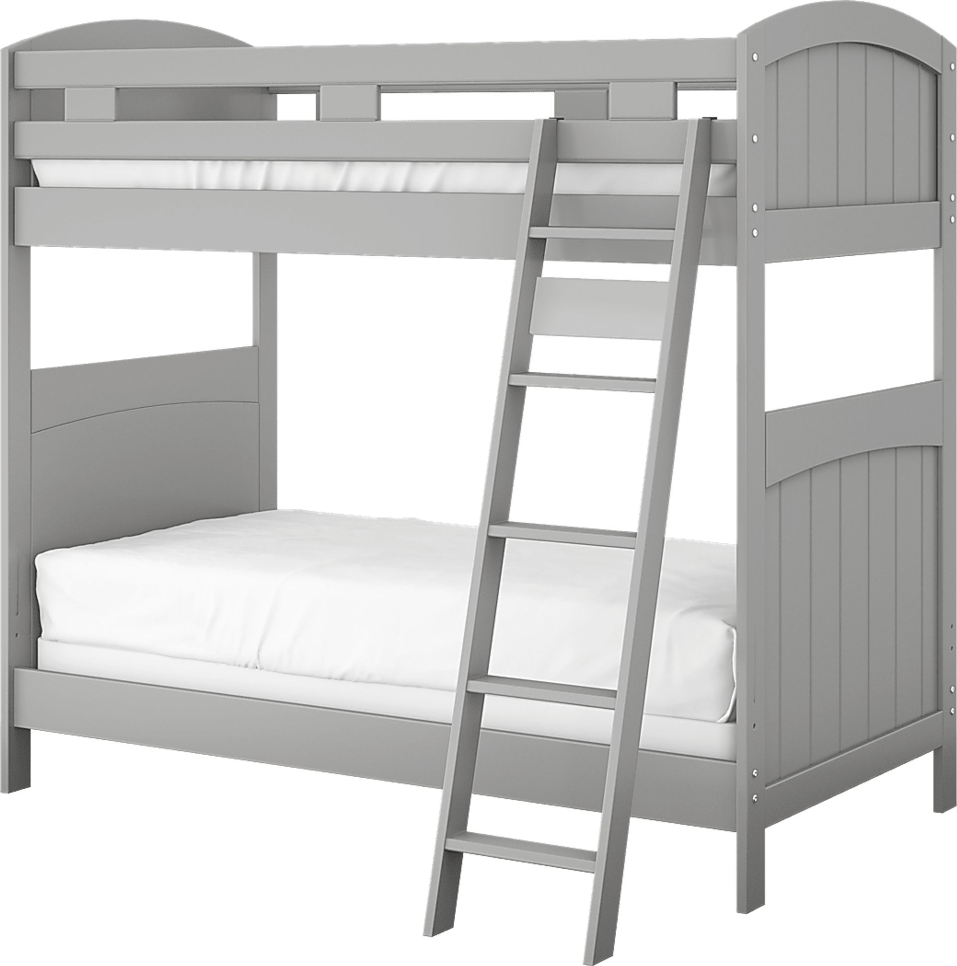 Kids Cottage Colors Gray Twin/Twin Bunk Bed - Image 3