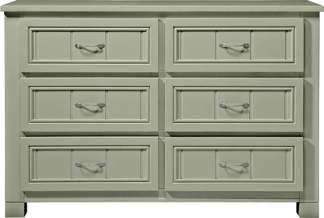 Kids Cottage Colors Green 5 Pc Twin Bookcase Bedroom - Thumbnail - Image 3