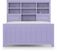 Kids Cottage Colors Lavender 5 Pc Full Bookcase Bedroom