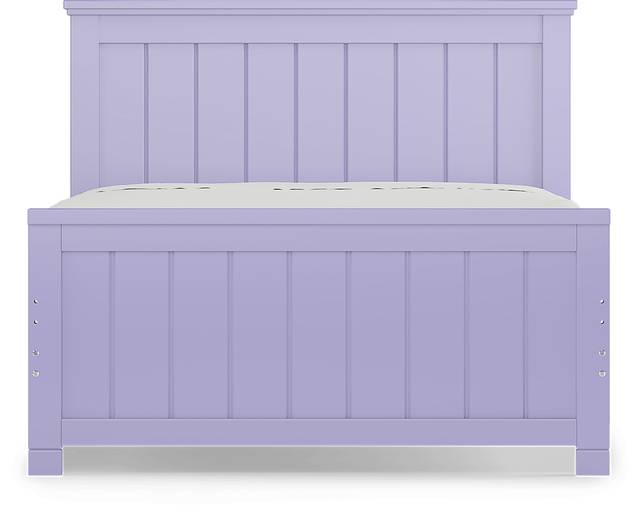 Kids Cottage Colors Lavender Full Panel Bed - Thumbnail - Image 3