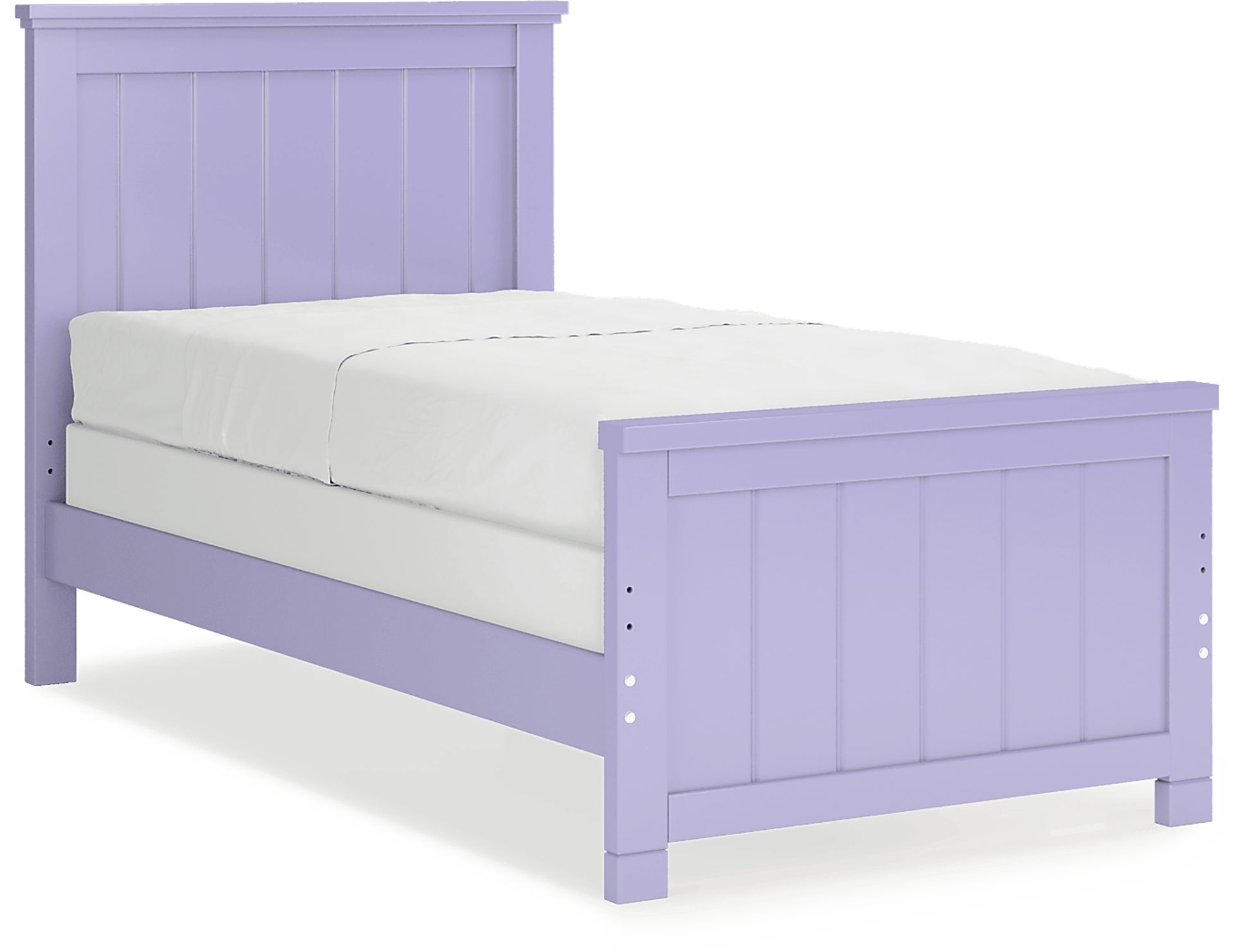 Kids Cottage Colors Lavender Twin Panel Bedroom - Image 3