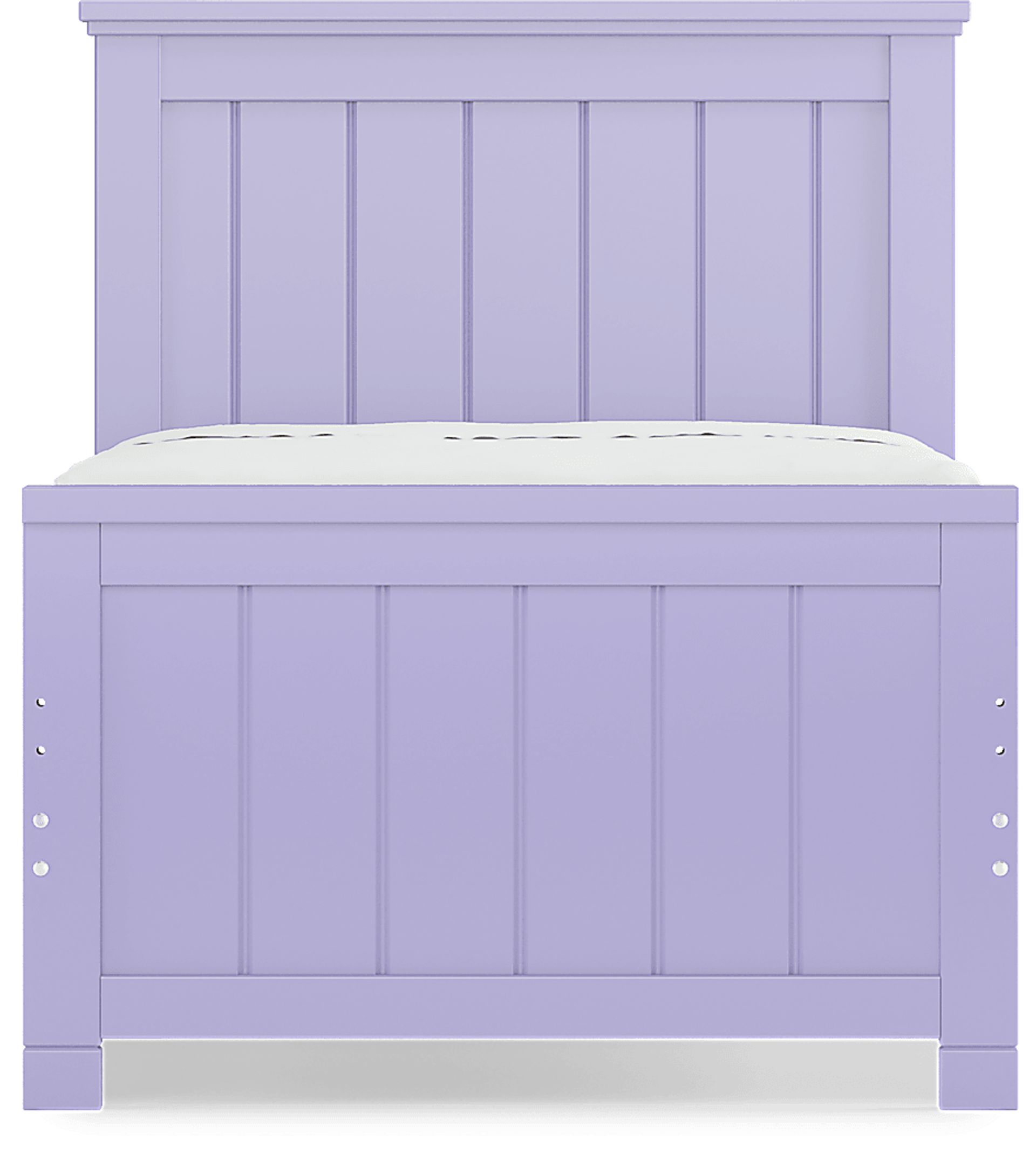 Kids Cottage Colors Lavender Twin Panel Bedroom - Image 4