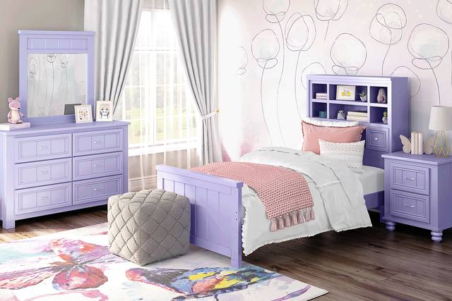 Kids Cottage Colors Lavender Mirror - Thumbnail - Image 2