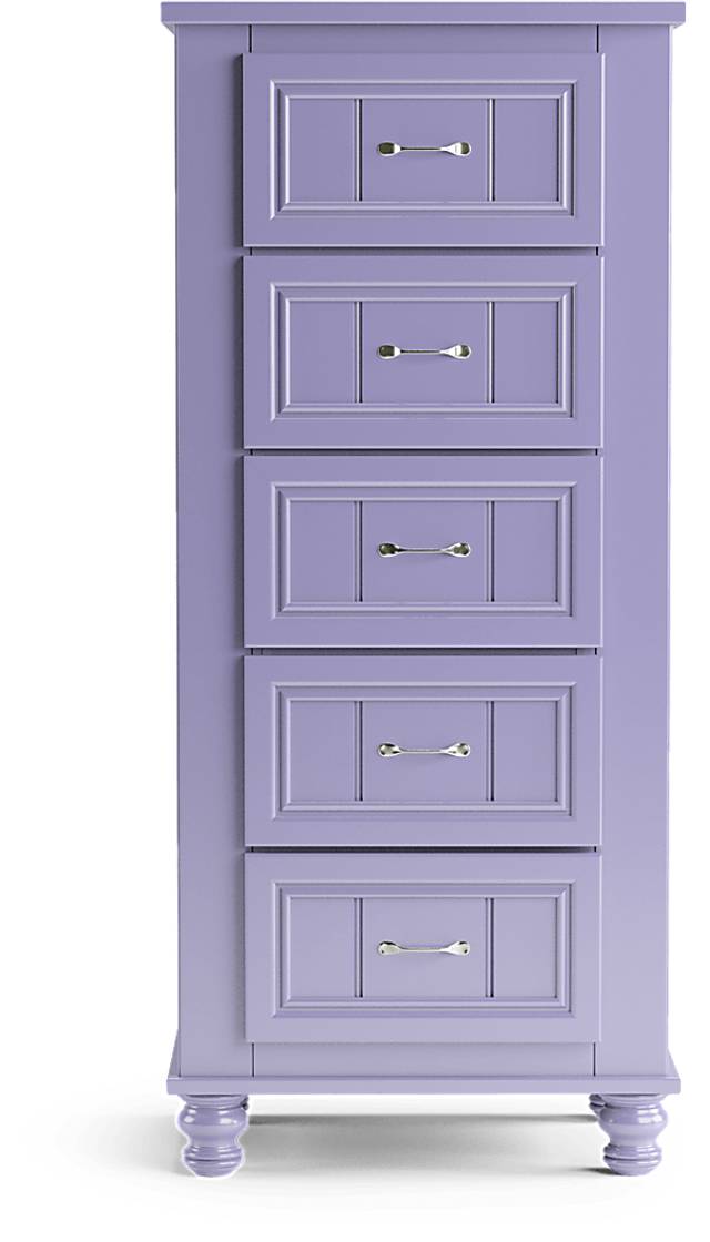Kids Cottage Colors Lavender Slim Chest - Thumbnail - Image 1
