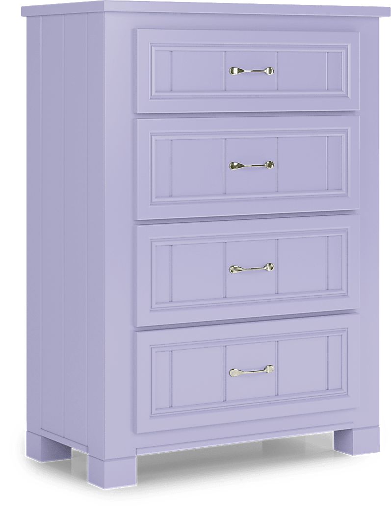 Kids Cottage Colors Lavender Chest