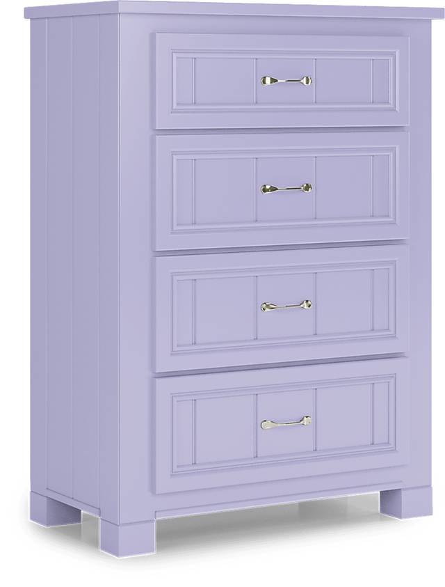 Kids Cottage Colors Lavender Chest - Thumbnail - Image 1