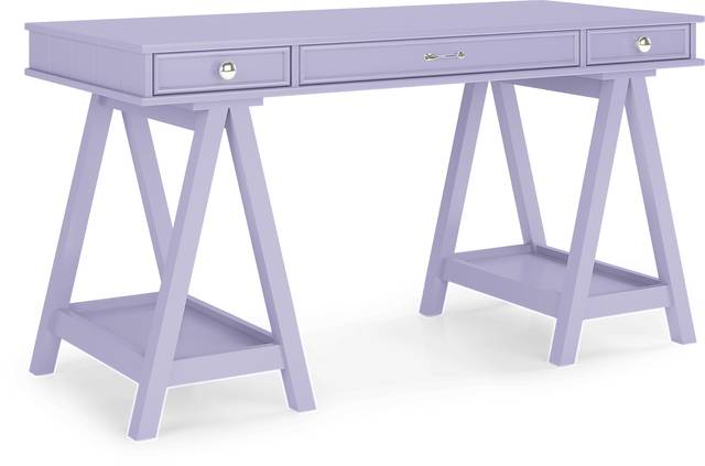 Kids Cottage Colors Lavender Desk - Thumbnail - Image 2