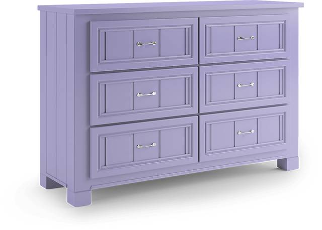 Kids Cottage Colors Lavender Twin Panel Bedroom - Thumbnail - Image 6
